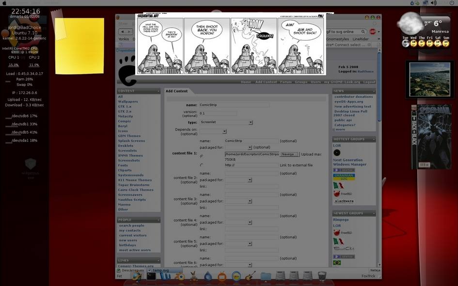 ComicStrips - KDE Store
