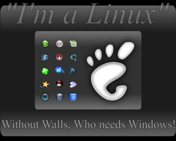 Gnome - I'm a Linux 1280 x 1024 - KDE Store