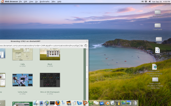 ubuntu desktop - KDE Store