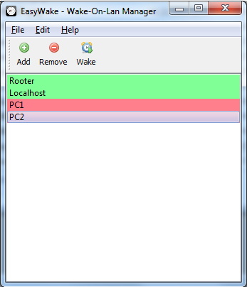 EasyWake - Wake on lan manager - KDE Store