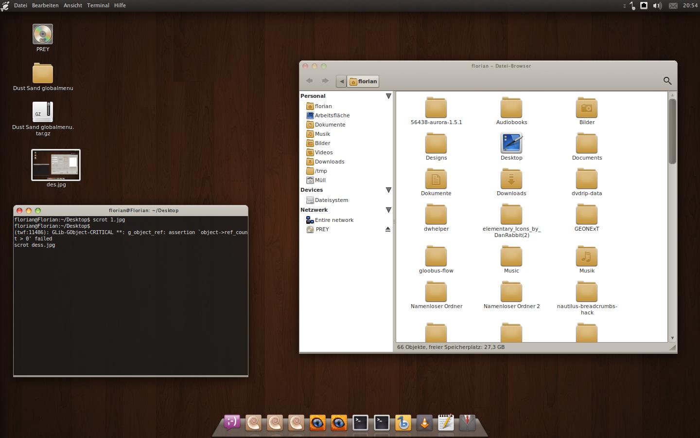 Dust Sand Mac Globalmenu - KDE Store
