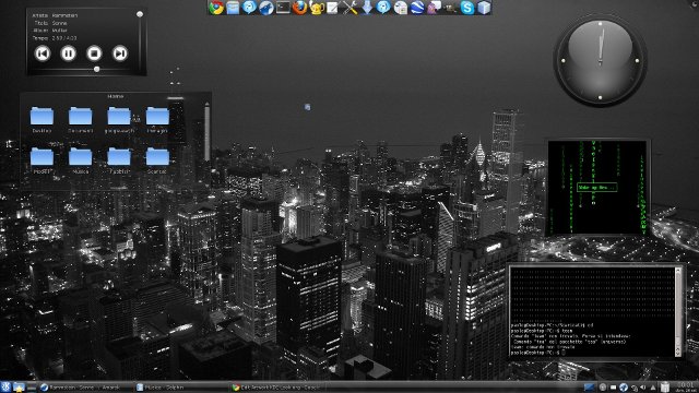 Night Skyline - KDE Store