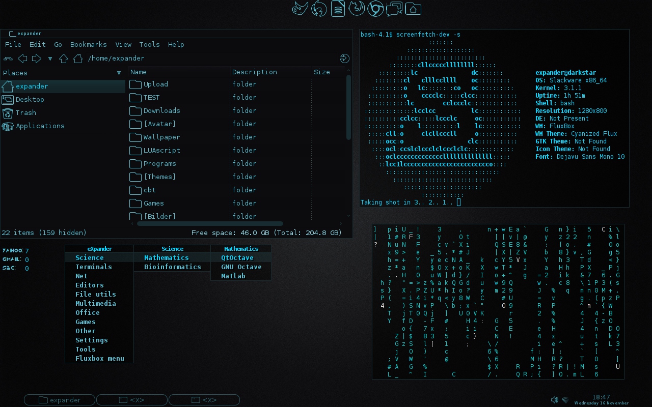 Cyanized Tron Like Eyecandy For Your Xfce Desktop Xfce Look Org