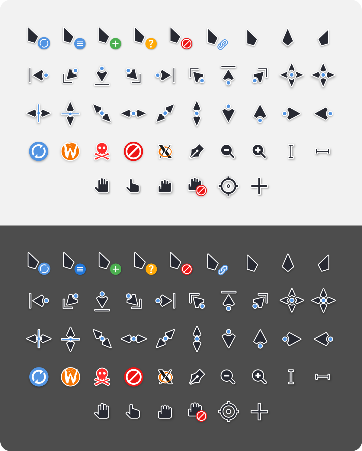 Best 5 cursor icon themes for Linux • RGB Edition - LinuxH2O