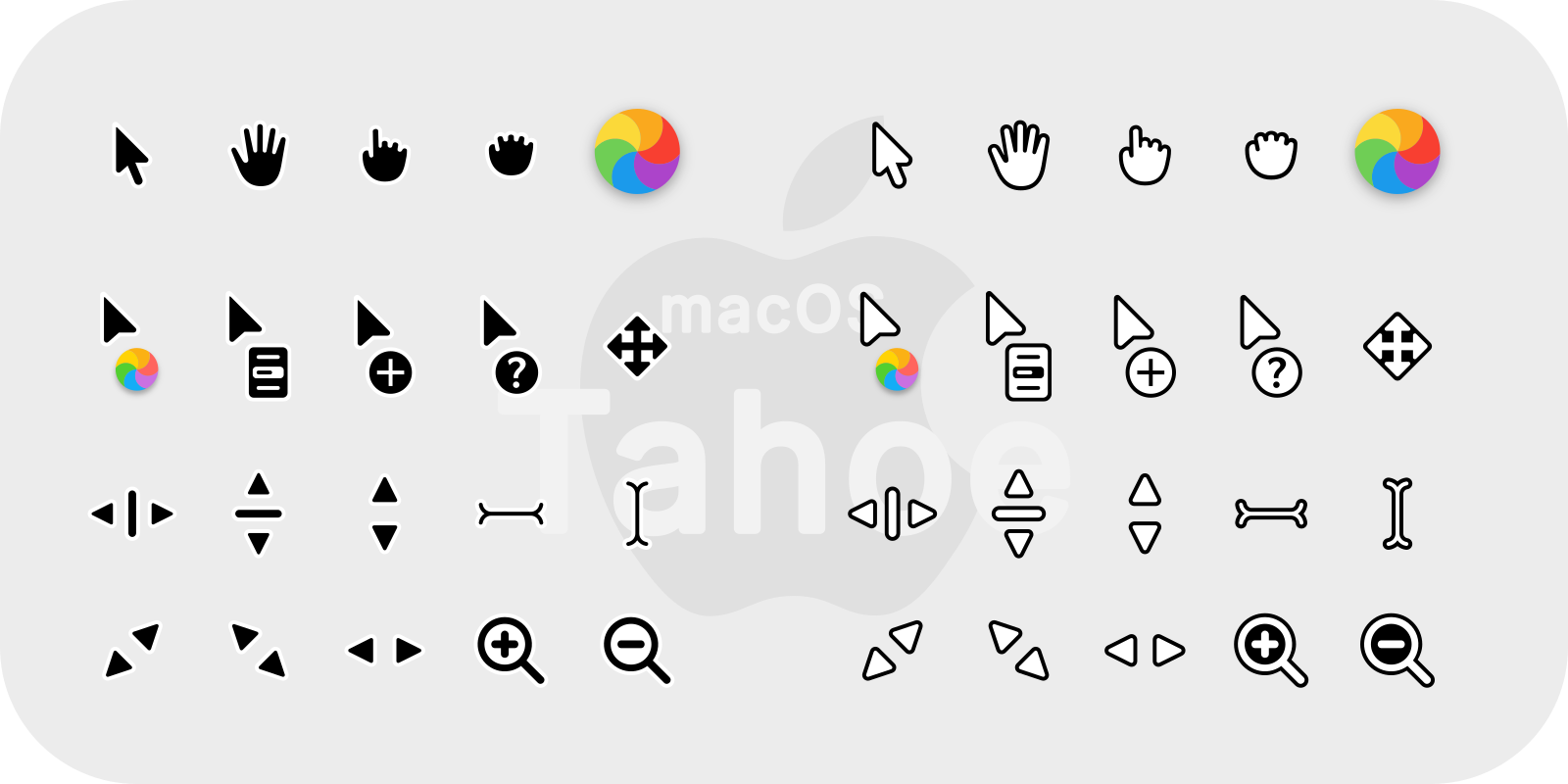 MacTahoe cursors theme