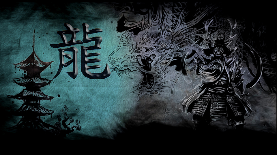 Japanese Dragon Kanji Hd Wallpaper Gnome Look Org