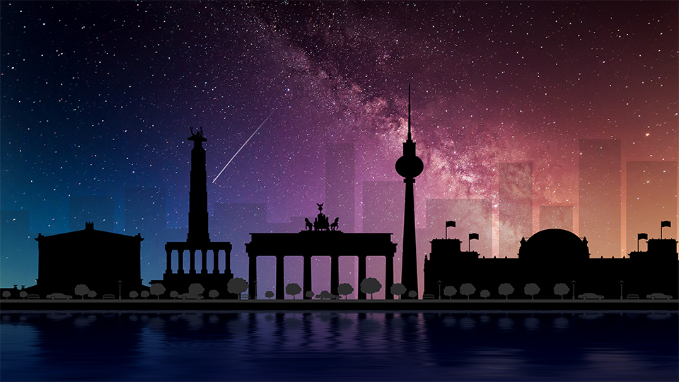 I came across of this nice wallpaper of Berlin, added a small touch. :)  #IOTA : r/Iota