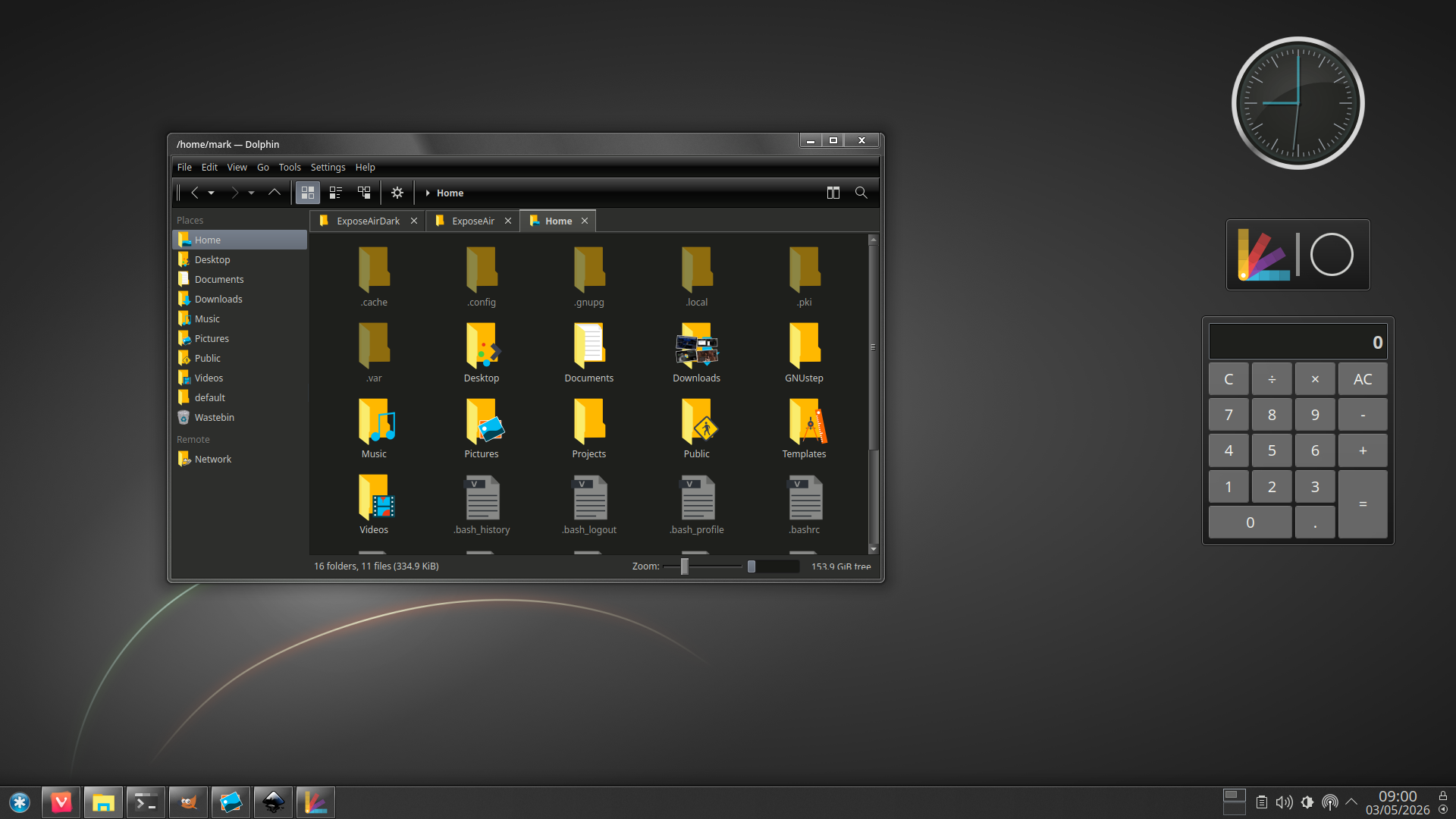 Expose Air Dark - KDE Store