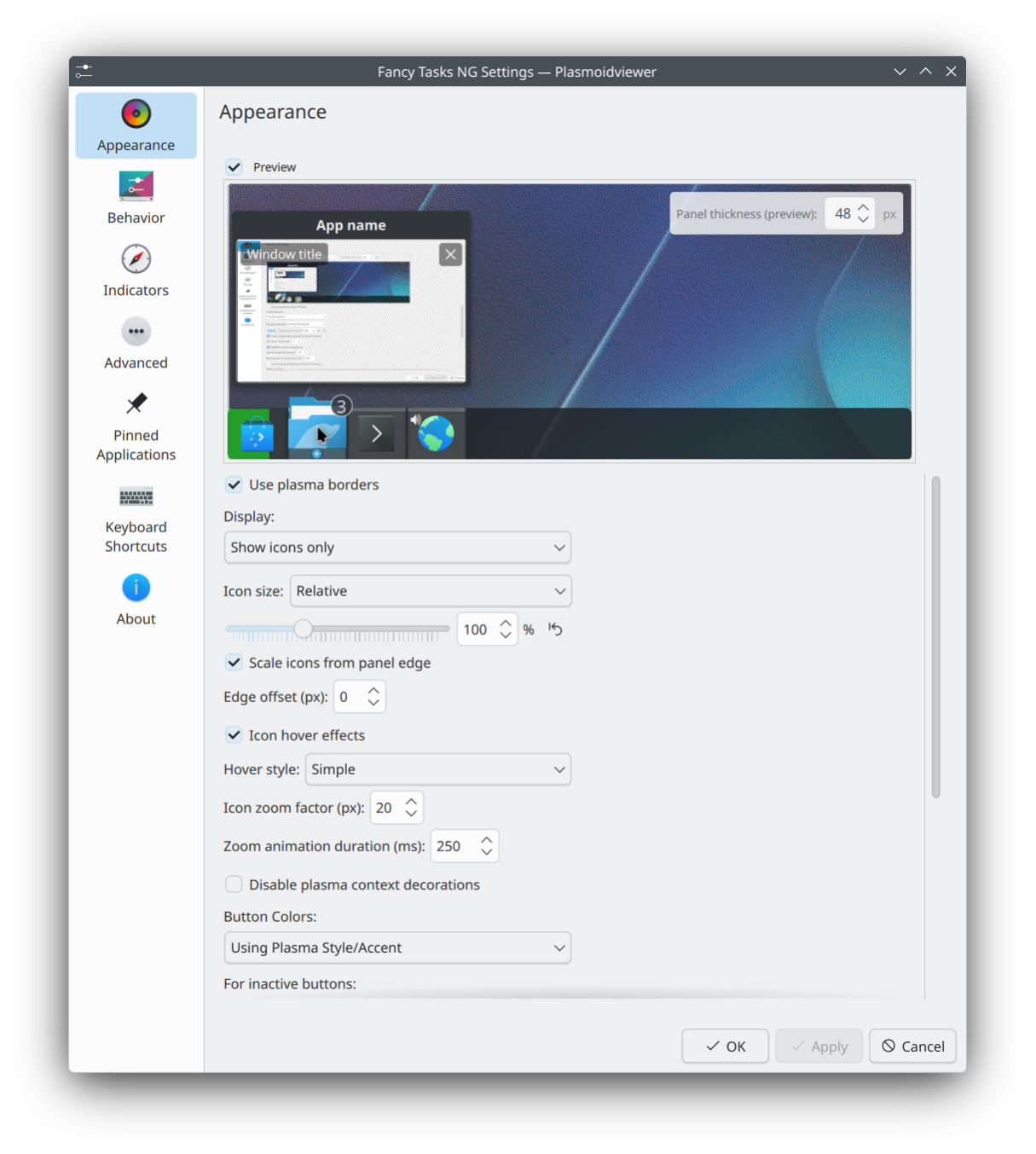 Fancy Tasks NG - KDE Store