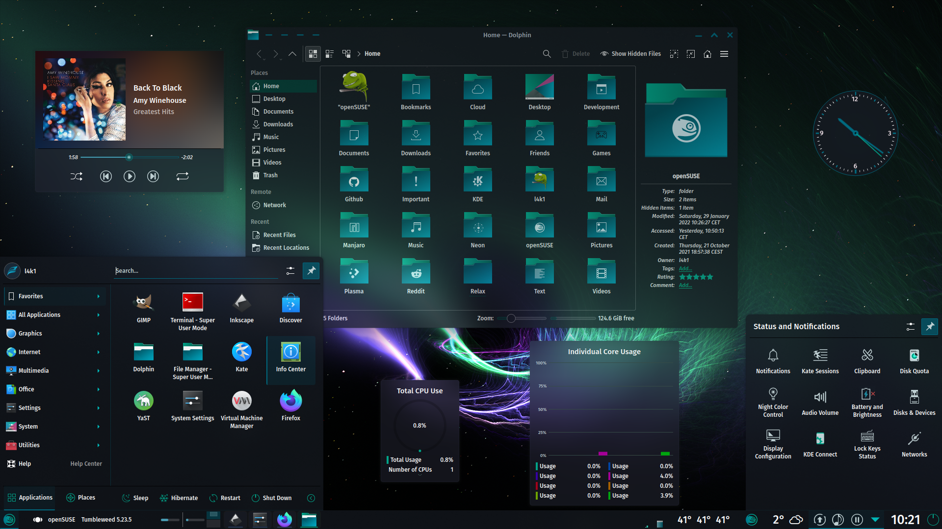 Dark-openSUSE-Plasma - KDE Store