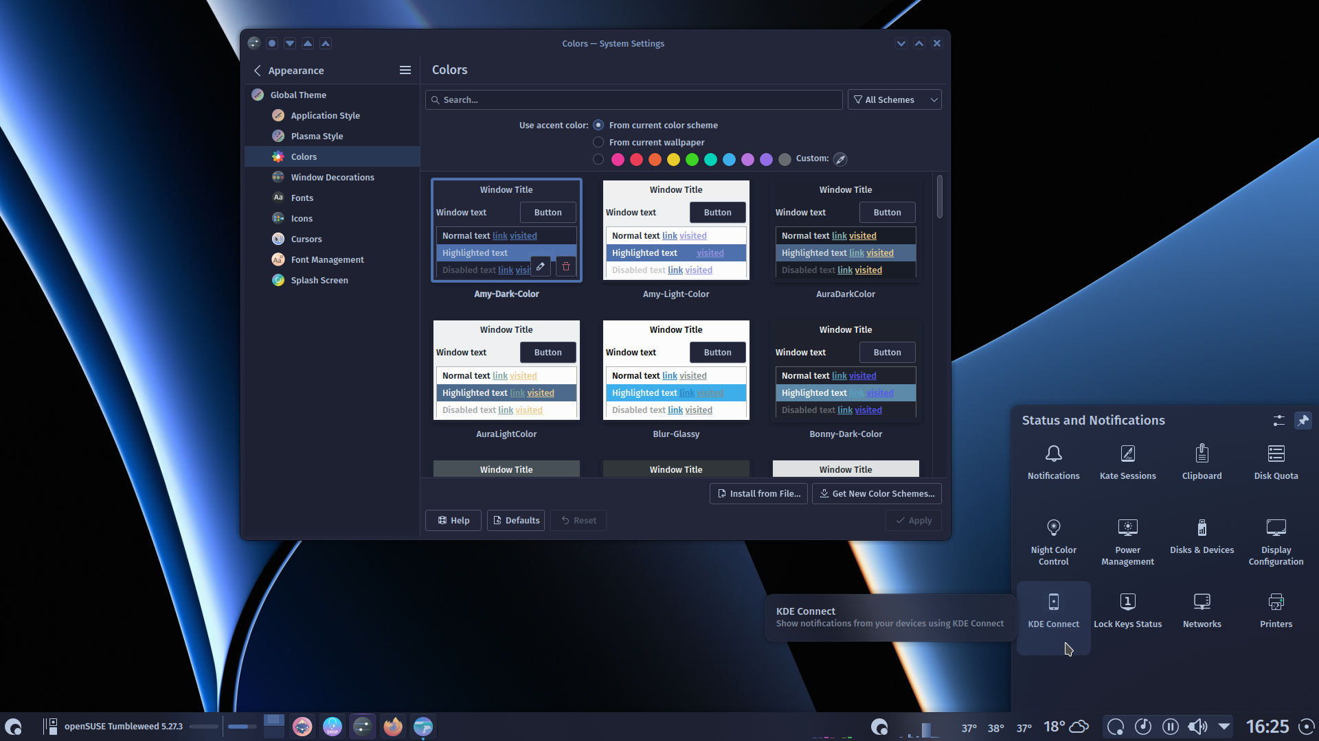 Amy-Dark-Color - KDE Store