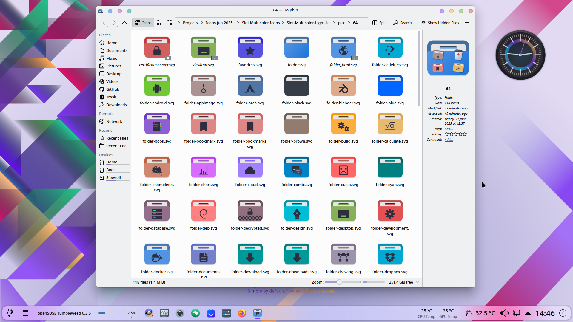 Slot-Multicolor-Light-Icons - KDE Store