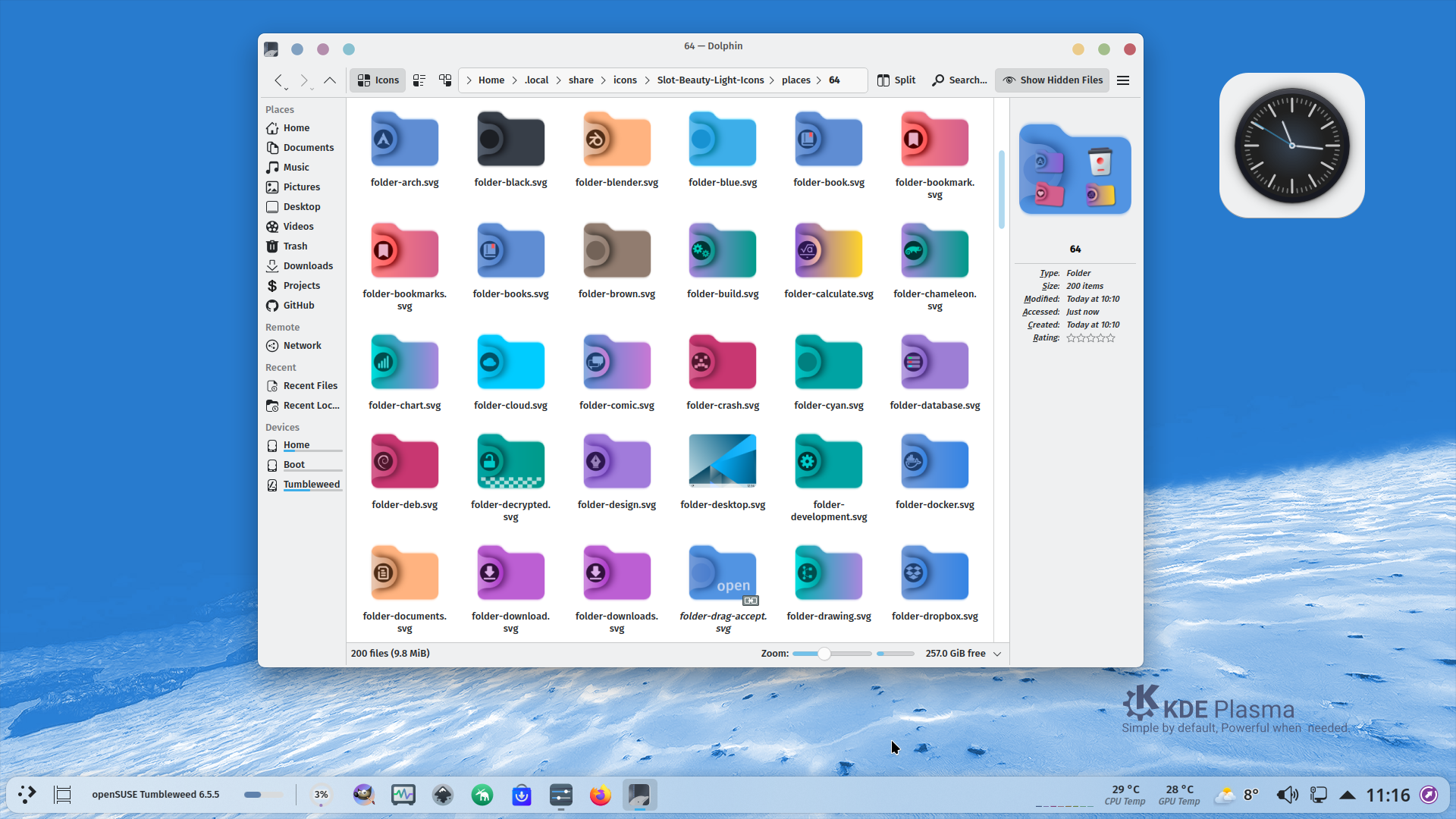 Slot Beauty Light Icons - KDE Store