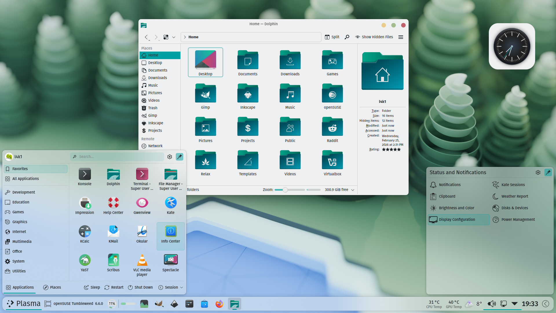 Breeze openSUSE Light Rounded Icons - KDE Store