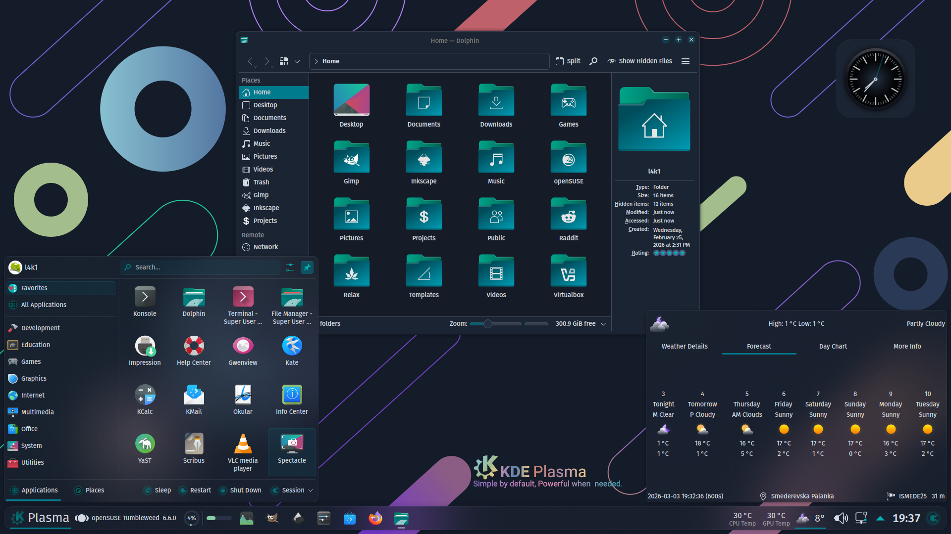 Breeze openSUSE Dark Rounded Icons - KDE Store