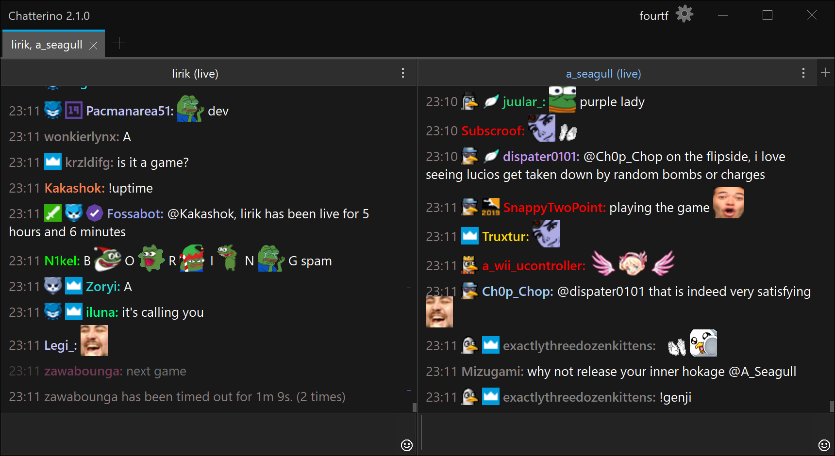 Gnome for twitch chat