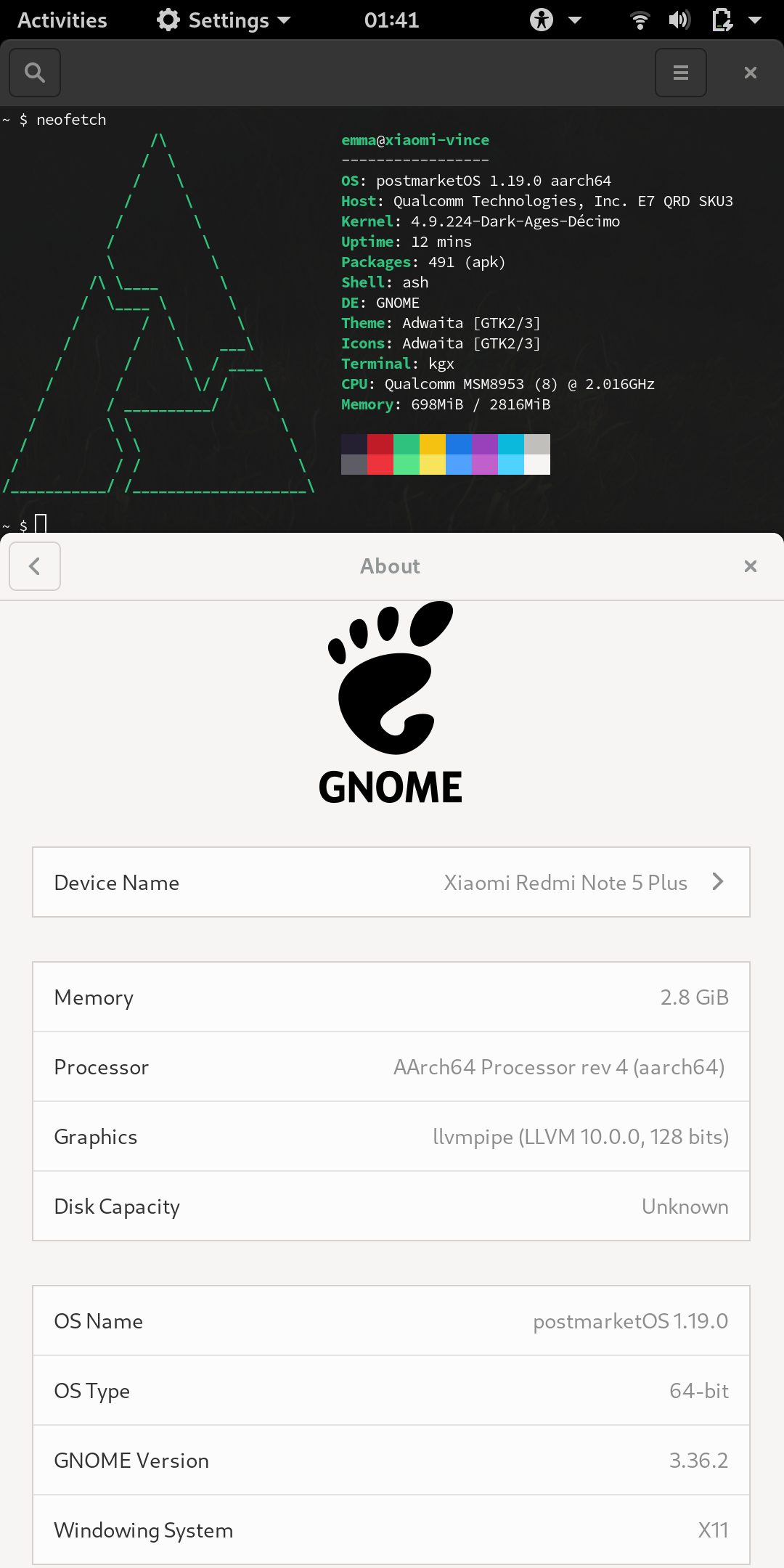 postmarketOS for the Redmi 5 Plus - KDE Store