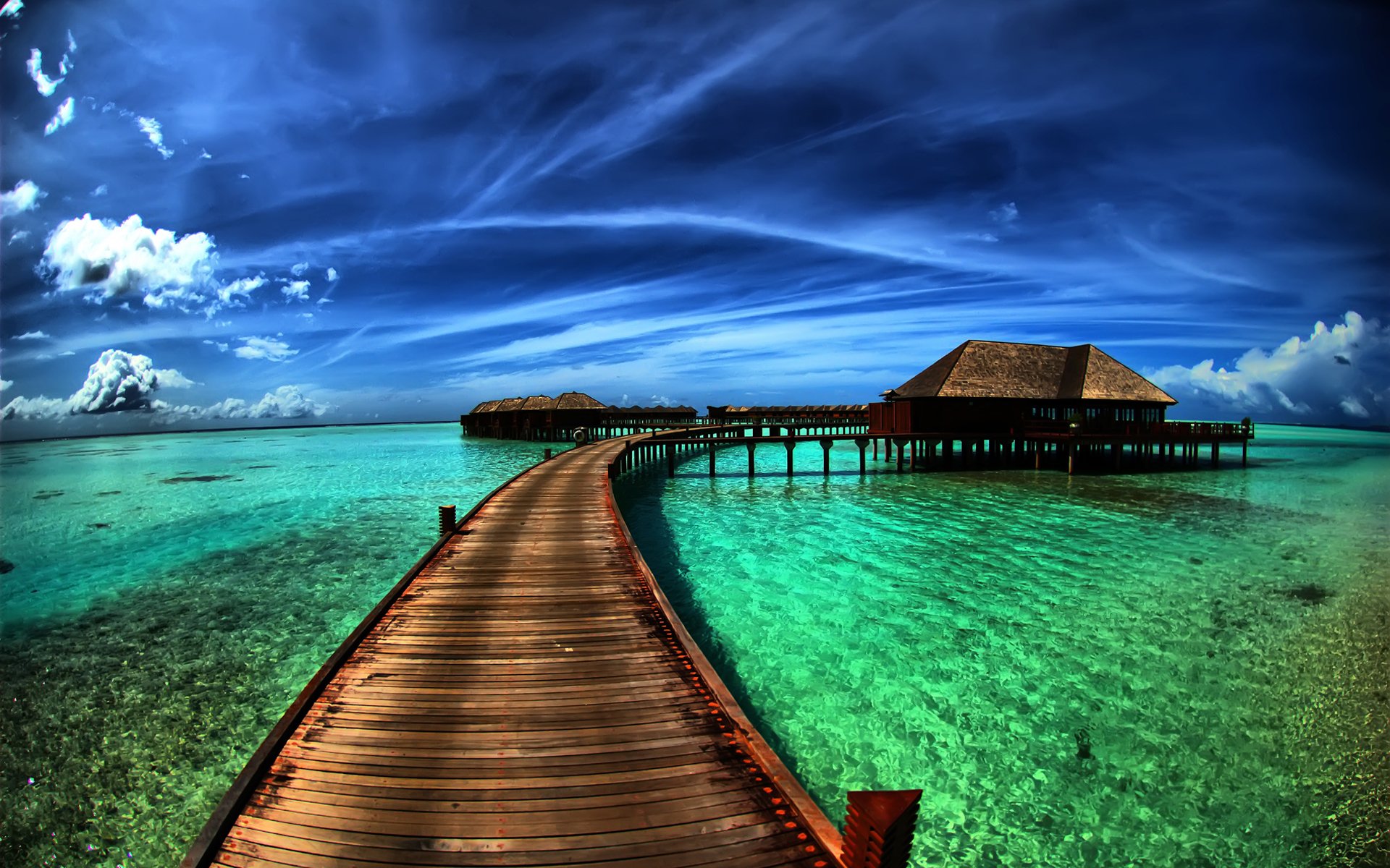 Nature Holiday Ocean Resort Sky Tropical Hd Wallpaper Linux Apps Com