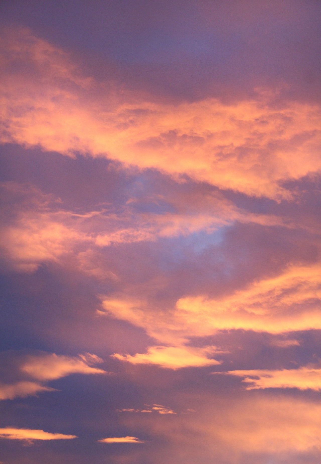 Orange Blue Cloudy Sky - KDE Store