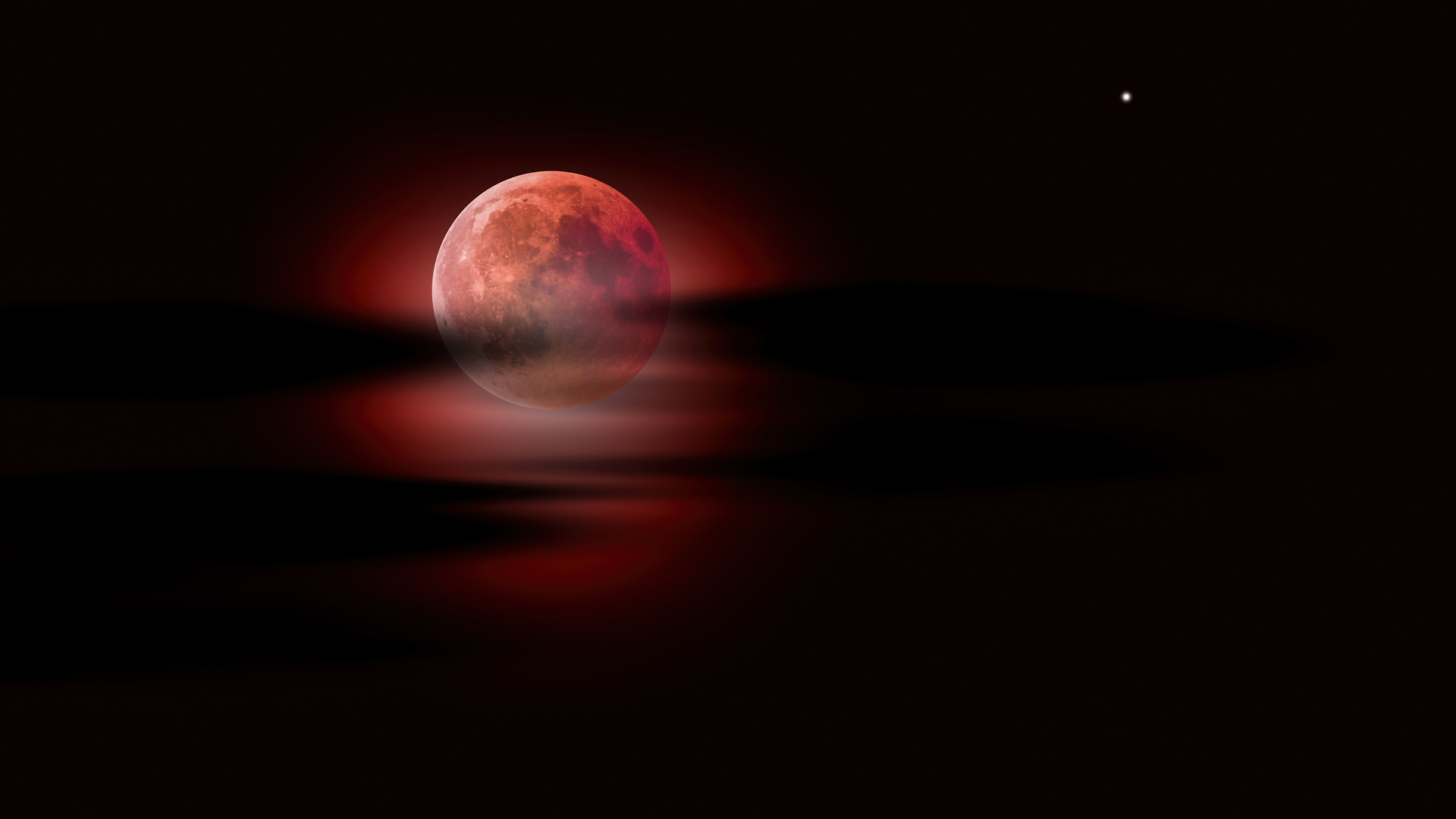 red moon 1080P 2k 4k Full HD Wallpapers Backgrounds Free Download Wallpaper Crafter