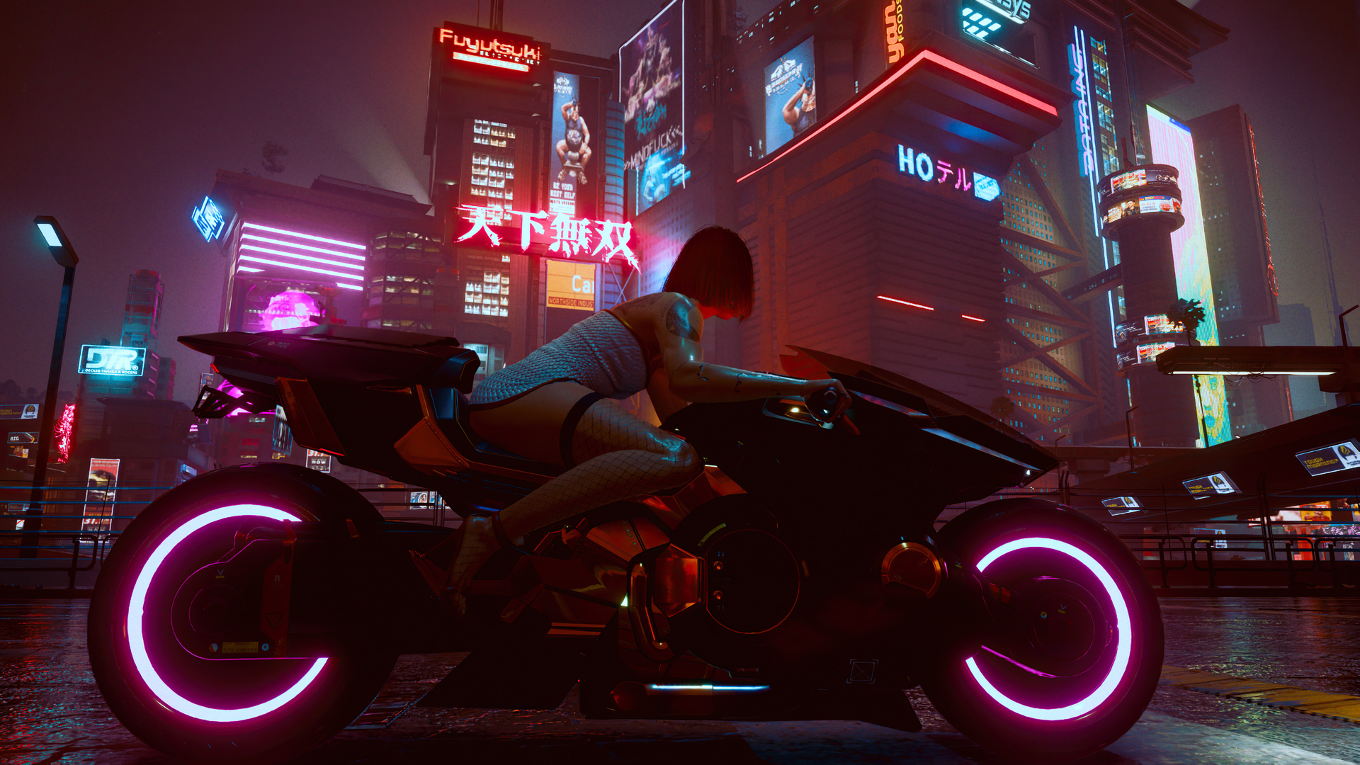 Cyberpunk girl HD wallpapers