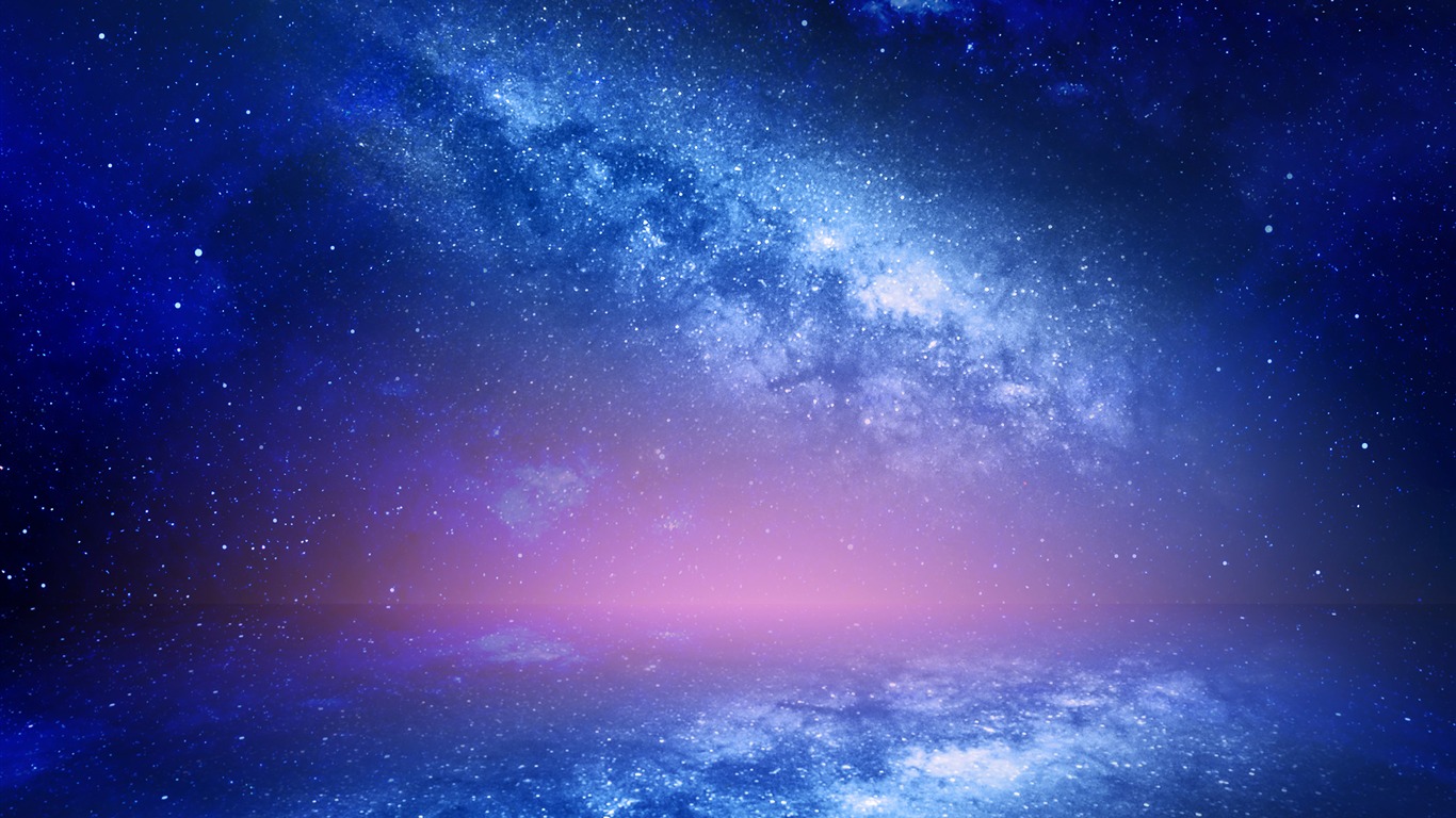 Blue Galaxy Nebula Universe Universe - KDE Store
