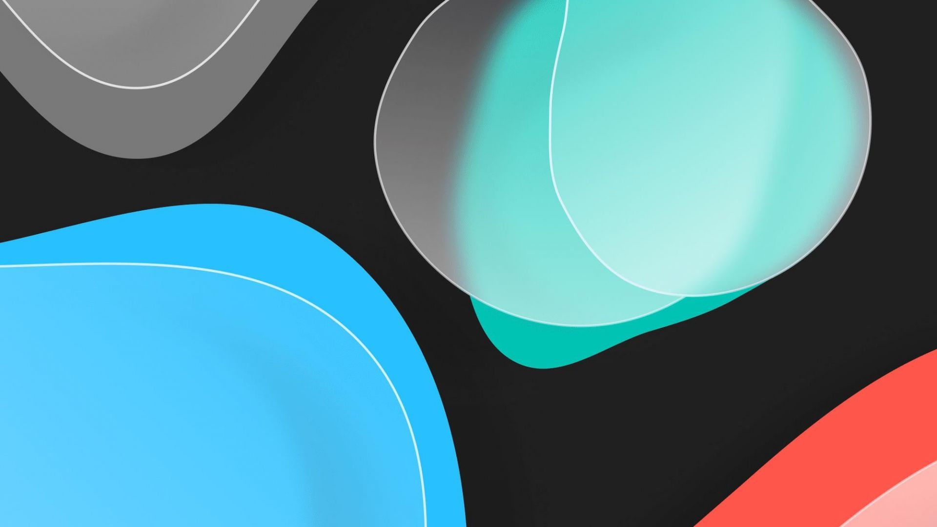 Design Azure Art Aqua Material Property Full HD - KDE Store