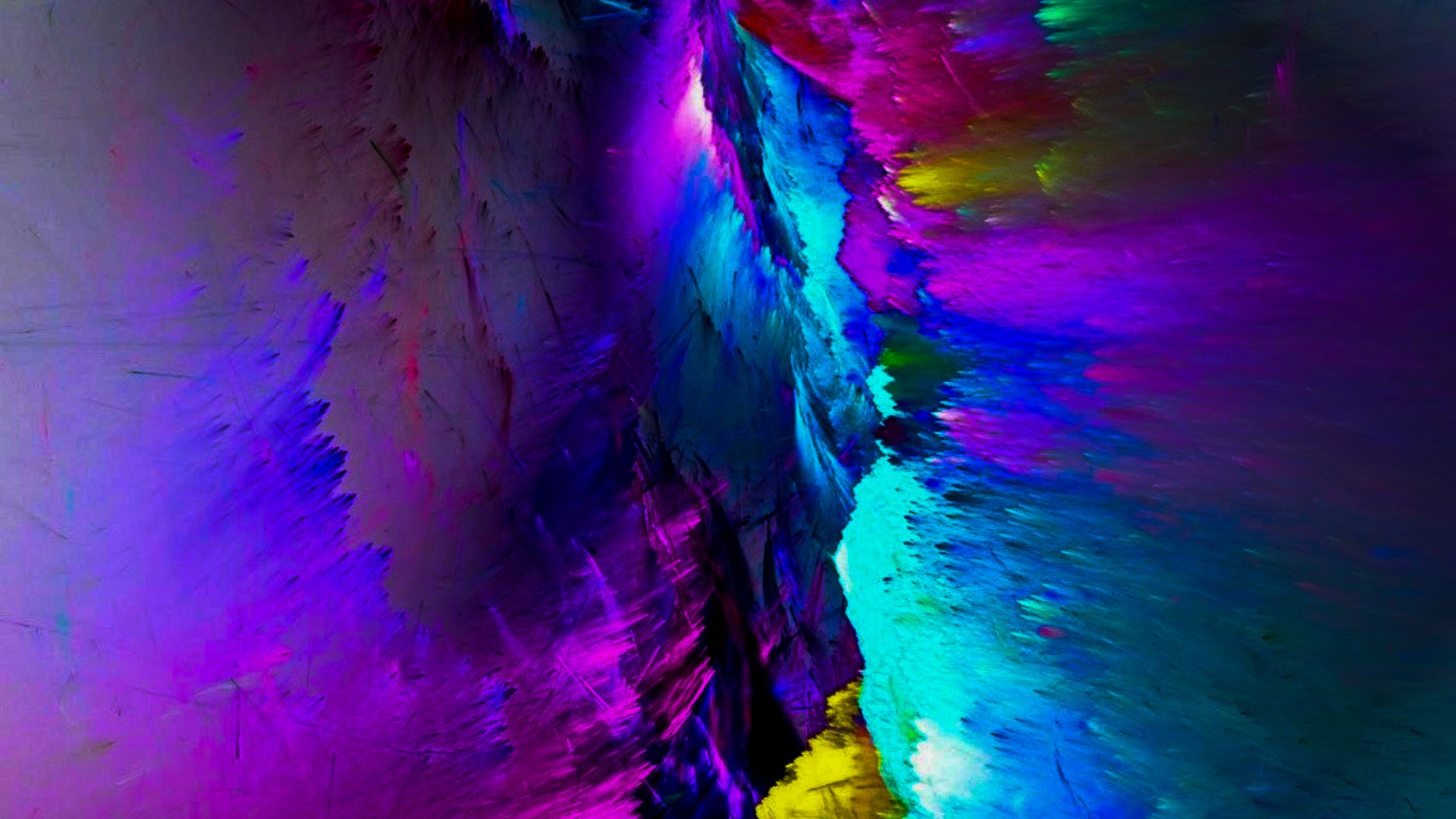 Water Art Fractal Art Purple Azure Full HD Water Art Fractal Art Purple Azure Full HD