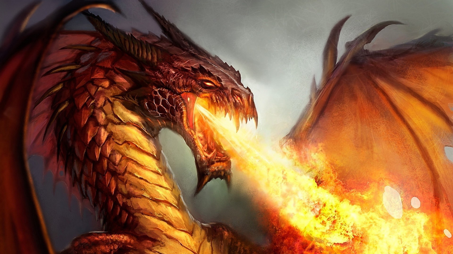 Fire Spitting Dragon - KDE Store