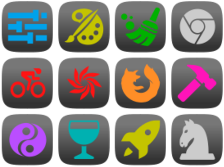 Besgnulinux Black Icon Theme - KDE Store