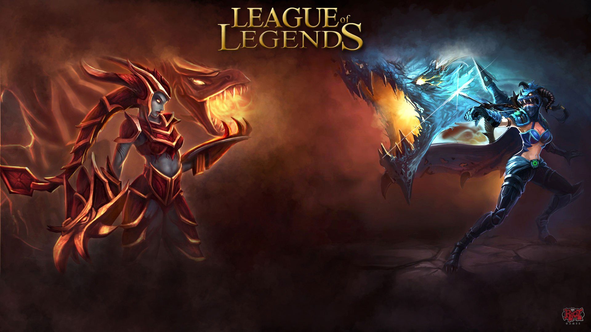 Shyvana Dragon Girl Splash Art League Of Legends Hd Wallpape - Eyecandy for  your XFCE-Desktop - xfce-look.org