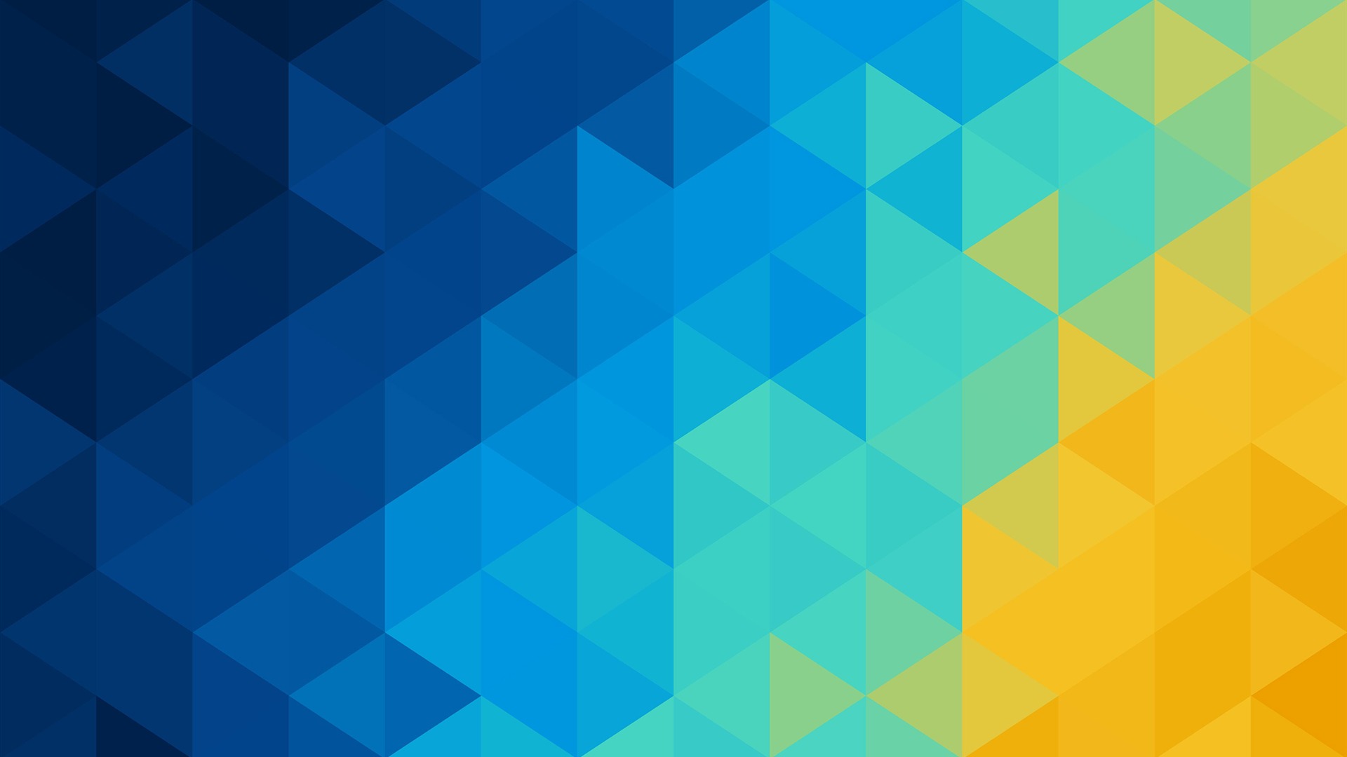 Abstract blue yellow Triangles - KDE Store