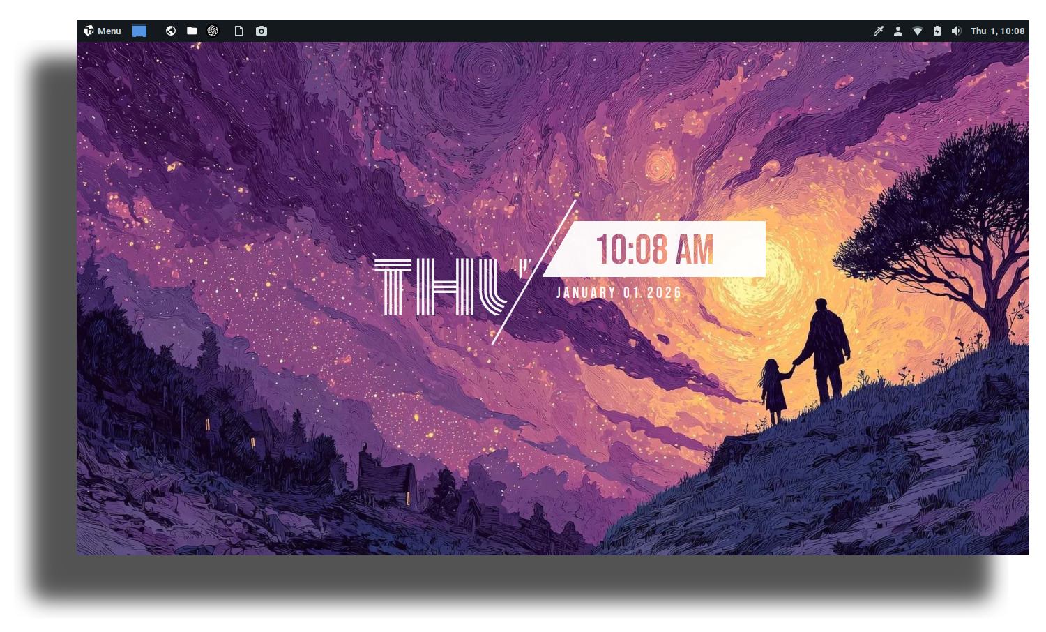 Connect Log In Azha Pro - Conky theme - KDE Store