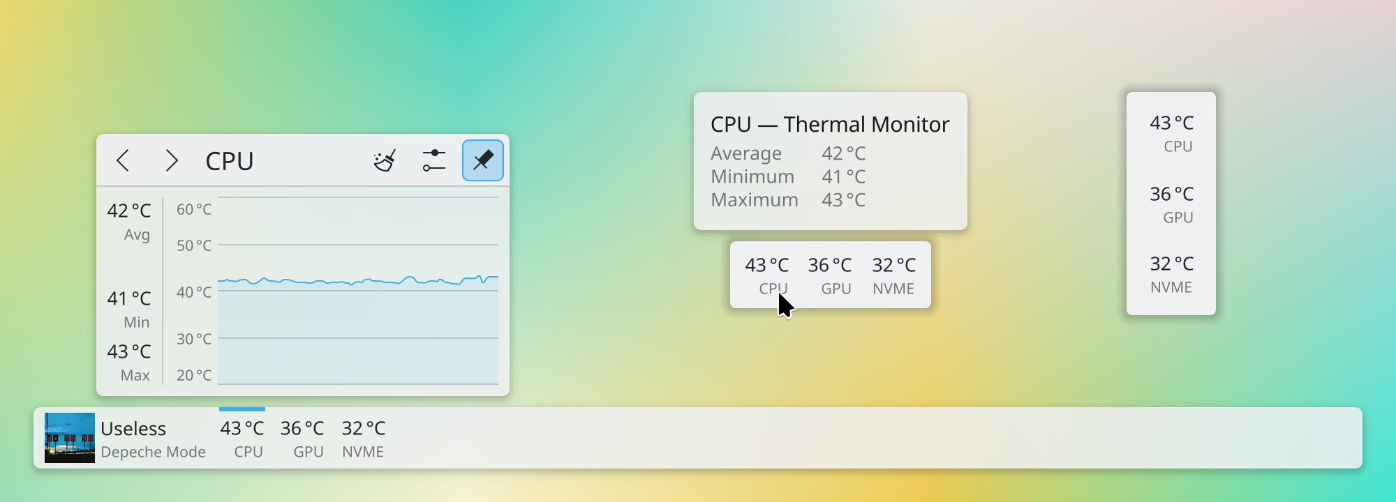 Thermal Monitor - KDE Store