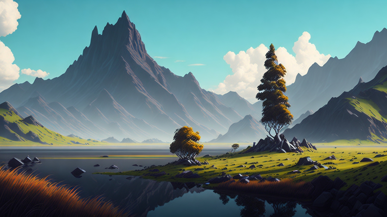Digital art wallpaper - KDE Store