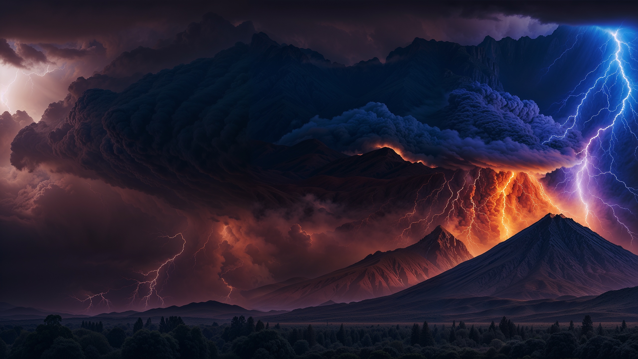 Fantasy lightning wallpaper - KDE Store