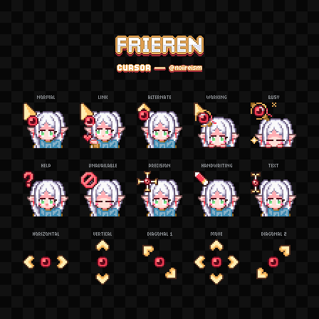 Frieren Cursor - KDE Store