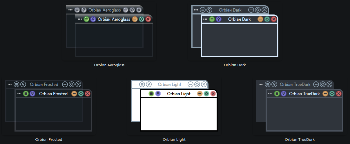 Orbian Aurorae Theme Collection - KDE Store