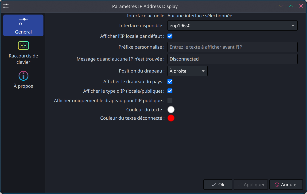 IP Address Display for KDE Plasma - KDE Store