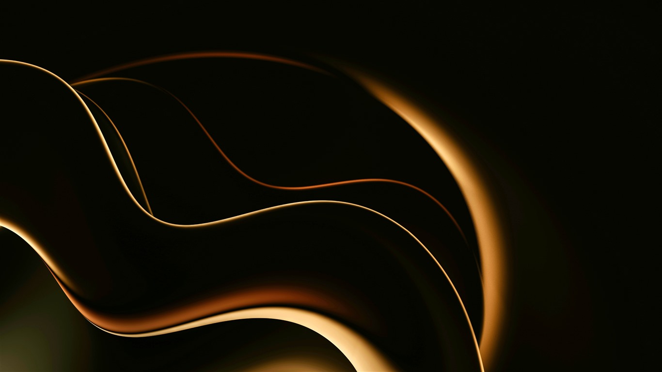Gold Glare Abstract Gradient Curve Design 5K - KDE Store