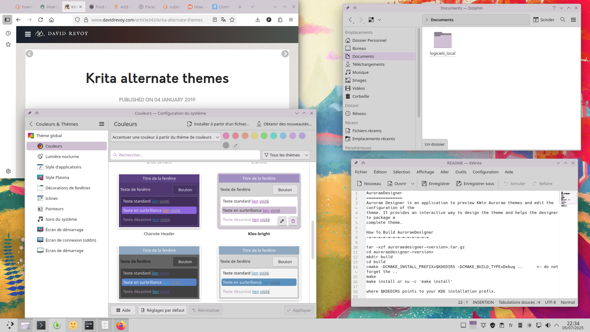 kleo bright window theme - KDE Store