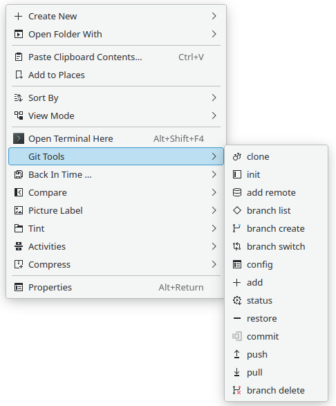 Git Tools - KDE Store