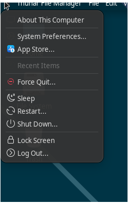 macOS Style Apple Logo Menu - plugin for XFCE Panel - KDE Store