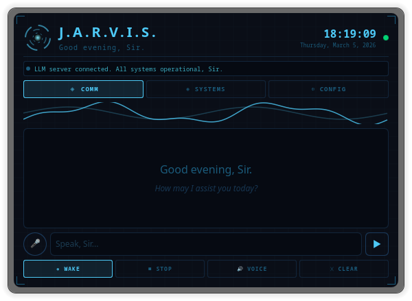 JARVIS Local AI Voice Assistant Plasma 6 - KDE Store