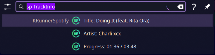 Krunner-Spotify - KDE Store