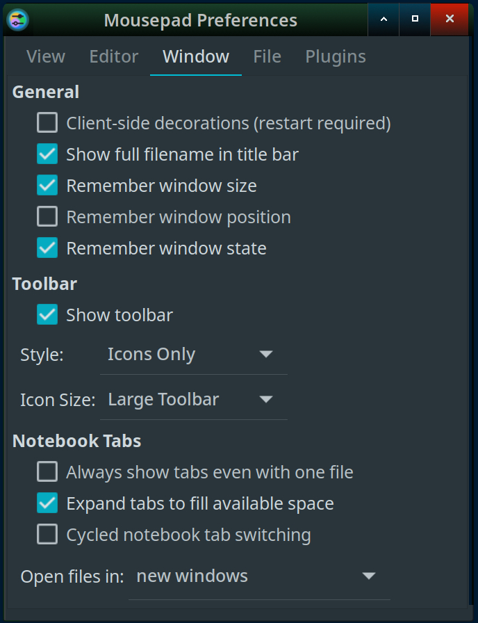 Thunar and Mousepad toolbar buttons size on 4K screens - KDE Store