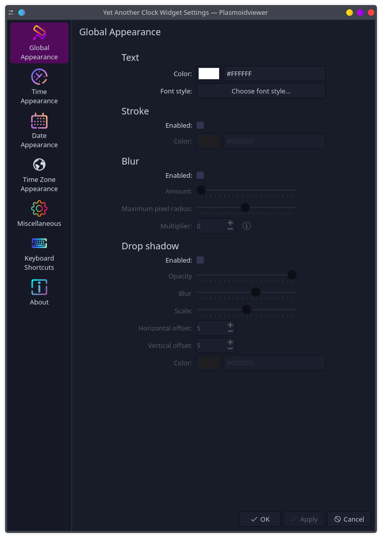 Yet Another Clock Widget - KDE Store