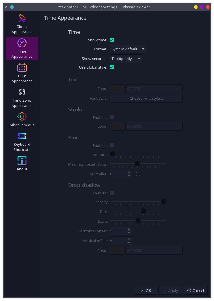 Yet Another Clock Widget - KDE Store