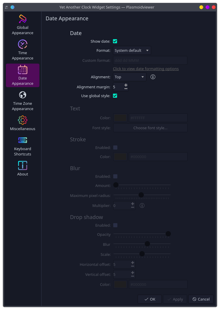 Yet Another Clock Widget - addons.videolan.org