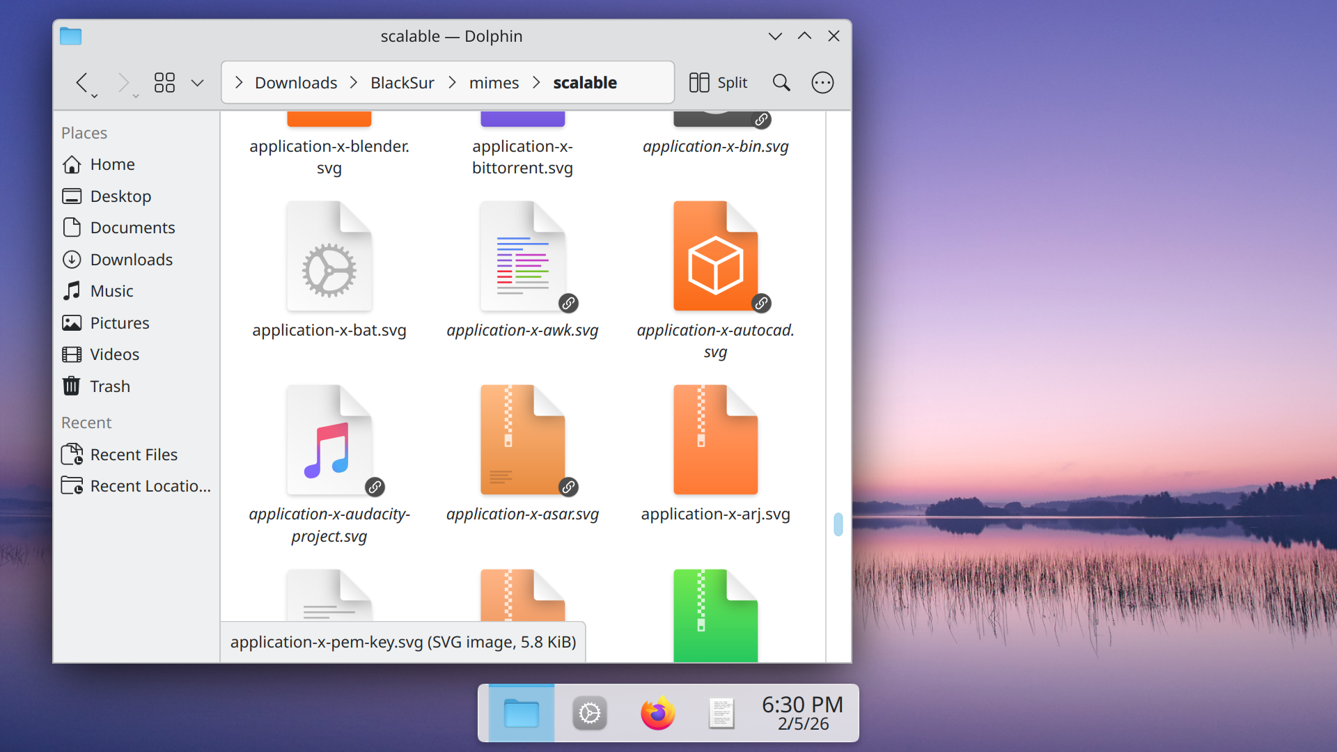 BlackSur KDE icon theme - KDE Store